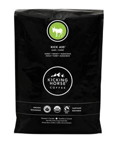 img 4 attached to ☕ Kicking Horse Kick Ass Coffee: Bold & Organic Whole Bean Dark Roast - 2.2 Lb (35.2 Ounce) Fairtrade & Kosher Certified