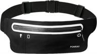 🏃 high-performance ponray slim running belt fanny pack for men and women | ideal phone holder for running, workout, fitness, walking, jogging, exercise, sport, gym | compatible with iphone 11 pro max, 8 plus, samsung galaxy note 10 logo