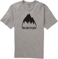 👕 мужская активная одежда: классическая короткая футболка burton черного цвета логотип