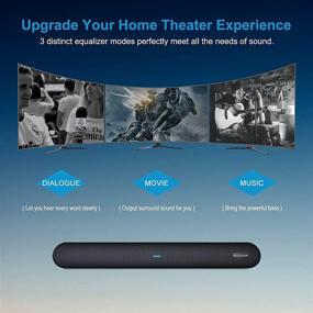 img 1 attached to 🔊 Enhance Your Home Audio Experience with the BESTISAN TV Soundbar - Wired and Wireless Bluetooth 5.0, Bass Adjustable, Easy Set up, Remote Control & More!