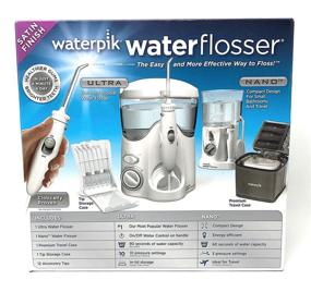 img 1 attached to WATERPIK INC Water and Nano Flosser Combo Pack with Deluxe Traveler, Tip Storage Case, and 12 Accessory Tips, 1 Set