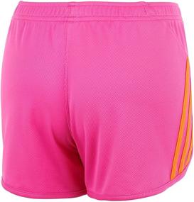 img 2 attached to Effortlessly Sporty: Adidas Girls Stripe Shorts - Perfect Girls' Clothing for Active Days