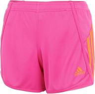 effortlessly sporty: adidas girls stripe shorts - perfect girls' clothing for active days logo