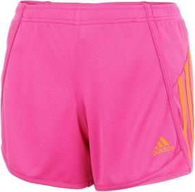 img 3 attached to Effortlessly Sporty: Adidas Girls Stripe Shorts - Perfect Girls' Clothing for Active Days