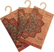 🌿 enhance your spaces with karma scents premium patchouli scented sachets - set of 12 bags for drawers, closets, and cars логотип