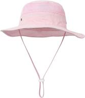 👒 toddler sun hat upf 50+ - stylish, wide brim beach bucket hat for boys and girls logo