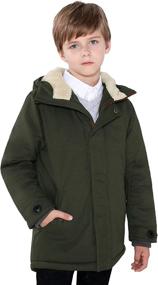 img 4 attached to Lightweight Windbreaker Boys' Coats - SOLOCOTE Waterproof Outdoor Jackets