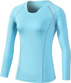 img 2 attached to 🏃 Performance-driven Women's Long Sleeve Compression Shirt: Dry Cool Fit for Running & Workout