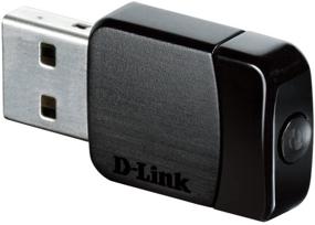 img 4 attached to 📶 D-Link AC600 Mini Wireless USB WiFi Adapter, Dual Band MU-Mimo Wi-Fi Network for Desktop Laptop (Model DWA-171), Black