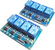 🔌 huayao 2pcs 4 channel 5v relay module with optocoupler for arduino uno r3 mega 2560 1280 dsp arm pic avr stm32 raspberry pi логотип