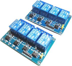 img 4 attached to 🔌 Huayao 2pcs 4 Channel 5V Relay Module with Optocoupler for Arduino UNO R3 MEGA 2560 1280 DSP ARM PIC AVR STM32 Raspberry Pi