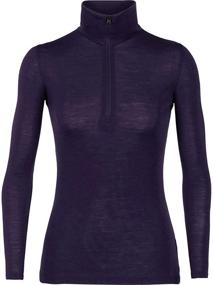 img 2 attached to 🧥 Icebreaker Wool Womens 175 Everyday Long Sleeve Thermal Half Zip Base Layer Top for Cold Weather