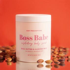 img 1 attached to 🛀 Скраб для тела Body Prescriptions Pink Boss Babe: Пилинг для тела для питательной и гладкой кожи, очищающее средство с маслом ши и миндалем.