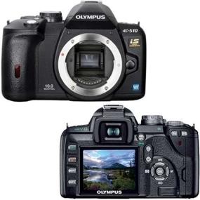 img 2 attached to 📷 Olympus Evolt E510 10MP Digital SLR Camera: Capture Crystal Clear Shots with CCD Shift Image Stabilization (Body Only)
