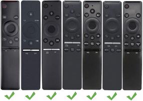 img 2 attached to 📺 Black Silicone Protective Case Cover for Samsung BN59 Series Smart TV Remote Control - Magnet Anti-Loss Soft Skin Sleeve Protector with Shockproof and Anti-Slip Features