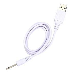 img 1 attached to 🔌 Efficient USB Adapter Cord: 2.5mm Replacement DC Charging Cable for Rechargeable Devices