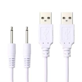 img 4 attached to 🔌 Efficient USB Adapter Cord: 2.5mm Replacement DC Charging Cable for Rechargeable Devices