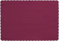 🍷 burgundy placemats by creative converting 863122b логотип