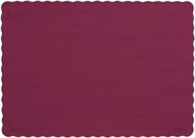 img 2 attached to 🍷 Burgundy Placemats by Creative Converting 863122B