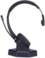 🎧 superior mkj wireless headset with microphone: clear office phone conference calls & noise cancelling for voip, skype, microsoft teams & more logo