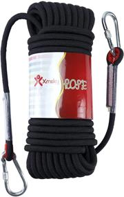 img 4 attached to 🧗 XMSKY 12mm Static Rock Climbing Rope - Durable Outdoor Hiking Rope, 1/2 inch Diameter, 65 feet Length