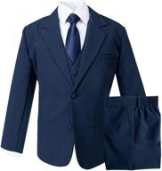 stylish and refined: spring notion formal black dress boys' clothing for suits & sport coats logo