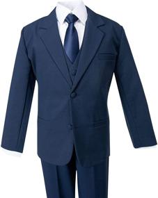 img 3 attached to Stylish and Refined: Spring Notion Formal Black Dress Boys' Clothing for Suits & Sport Coats