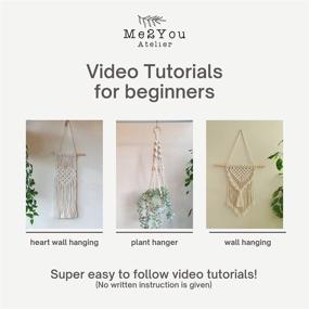 img 2 attached to Macrame Beginners Hanging Starter Tutorials