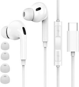 img 4 attached to 🎧 Premium APETOO USB Type C Headphones with Mic - Compatibility with Galaxy S20, Note 10 Plus, Pixel, OnePlus and More!