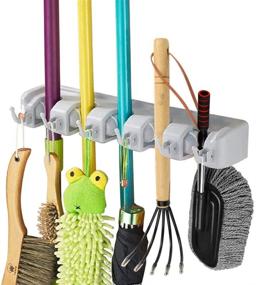 img 3 attached to Broom Holder: versatile organizer for multiple purposes, optimized for better positioning