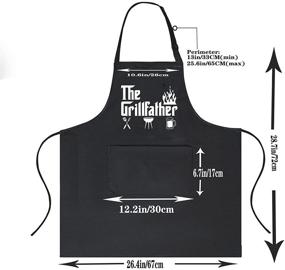 img 2 attached to POTALKFREE Grillfather Водонепроницаемый Рождество День Благодарения
