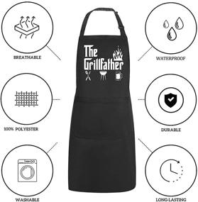 img 1 attached to POTALKFREE Grillfather Водонепроницаемый Рождество День Благодарения