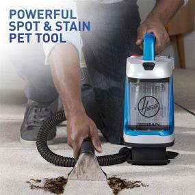 img 3 attached to Hoover PowerDash Go Portable Spot Cleaner: Lightweight Carpet and Upholstery Stain Remover for Pets, Stairs, and Home - FH13010PC, Blue