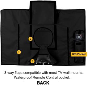 img 2 attached to Outdoor Cover Universal Weatherproof Protector Accessories & Supplies for Television Accessories