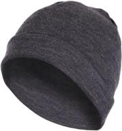 🧢 meriwool unisex merino wool beanie hat with cuff - select your preferred color logo