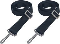 🚤 premium vtete adjustable boat top straps with loops and snap hook - durable 28"~60" stainless steel awning hardware for boats логотип