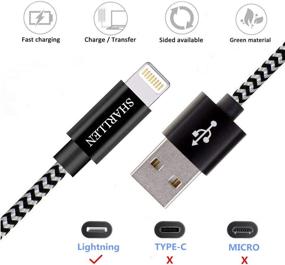 img 3 attached to Certified Lightning Charging Cable by SHARLLEN - Compatible with…