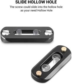 img 1 attached to 🚀 Миниатюрная система быстрого съема SMALLRIG Mini Anti-Off NATO Rail для рукоятки NATO и камерного каркаса - толщина 6 мм, длина 48 мм | 2172