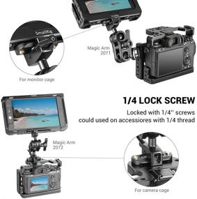 img 3 attached to 🚀 Миниатюрная система быстрого съема SMALLRIG Mini Anti-Off NATO Rail для рукоятки NATO и камерного каркаса - толщина 6 мм, длина 48 мм | 2172