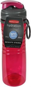 img 1 attached to Rubbermaid Hydration Chug Bottle, 20 oz, Available in Various Vibrant Colors