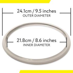 img 3 attached to Fagor Stovetop Pressure Cooker Replacement Gaskets - Pack of 🔧 2, 9 Inch, Fits Multiple Models (Refer to Description for Compatibility)