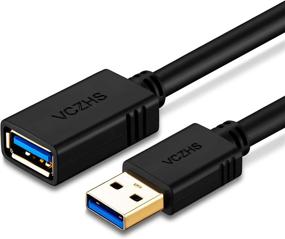 img 2 attached to 🔌 High-Quality USB Extension Cable - 3Ft Length