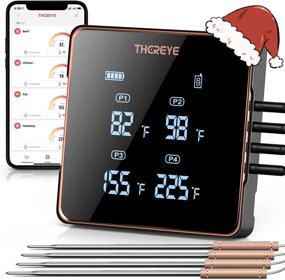 img 4 attached to Thermometer Thereye Wireless Bluetooth Grilling