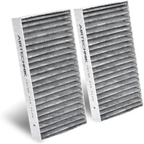 img 1 attached to AirTechnik CF10135 Cabin Air Filter W/Activated Carbon (2 Pack)