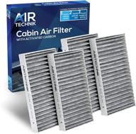 airtechnik cf10135 cabin air filter w/activated carbon (2 pack) logo