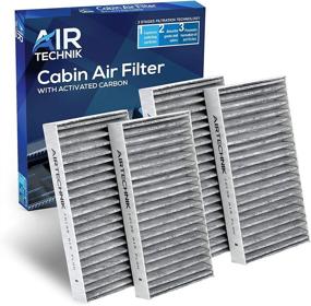 img 4 attached to AirTechnik CF10135 Cabin Air Filter W/Activated Carbon (2 Pack)