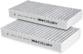 img 2 attached to AirTechnik CF10135 Cabin Air Filter W/Activated Carbon (2 Pack)