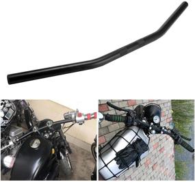 img 4 attached to 🏍️ INNOGLOW Motorcycle Handlebar: Aluminum Alloy 25mm Drag Bar for Bobber Brat Cafe Chopper Custom Motorcycles, Harley Sportster & Big Twin Models (1982-2014)