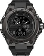 ⌚ ultimate performance: men’s digital sports watch with dual-display & backlight логотип