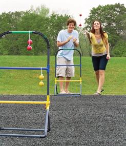 img 1 attached to Portable and Space-Saving: Go! Gater Foldable Ladderball Set – Fun Outdoor Game for All Ages!